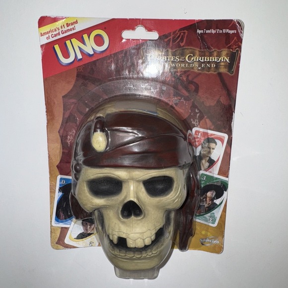 UNO PIRATES Of The CARIBBEAN AT WORLDS END Vintage UNO Deck 2007 NEW Sealed - Picture 3 of 6